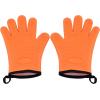imageVEVOR Silicone Smoker Oven Gloves NonSlip Heat Resident BBQ Grill Gloves with Fingers Waterproof ampamp Hangable Design Easy to Clean ampamp Store for Grilling Oven BBQ Baking Frying
