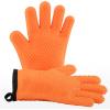 imageVEVOR Silicone Smoker Oven Gloves NonSlip Heat Resident BBQ Grill Gloves with Fingers Waterproof ampamp Hangable Design Easy to Clean ampamp Store for Grilling Oven BBQ Baking Frying