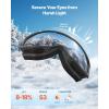 imageVEVOR Ski Goggles Cylindrical Lens with Revo Coating OTG Anti fog Snow Goggles TPU Frame ampamp Ventilation StructureOrange