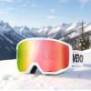 imageVEVOR Ski Goggles Cylindrical Lens with Revo Coating OTG Anti fog Snow Goggles TPU Frame ampamp Ventilation StructurePink
