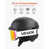 imageVEVOR Ski Goggles Cylindrical Lens with Revo Coating OTG Anti fog Snow Goggles TPU Frame ampamp Ventilation StructurePink