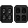 imageVEVOR Skull Ice Cube Tray 4Grid Skull Ice Ball Maker Flexible Black Silicone Ice Tray with Lid ampamp Funnel Funny Skull Ice Cubes 16quotx18quot Each for Beverage Chocolate etc on Parties ampamp HolidaysWhite