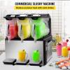 imageVEVOR Slush Frozen Drink Machine 10LX3 Tanks Commercial Slushy Machine 1250W Slush Drink Maker Perfect for Restaurants Cafes Bars