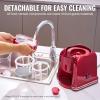 imageVEVOR Slushie Machine for Home 34oz Tank Homeuse Margarita Machine Smoothie Frozen Drink Maker with Foodgrade Materials Slushy Machine for Home DIY Kids Parties Black32 fl oz 09 L