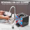 imageVEVOR Slushie Machine for Home 34oz Tank Homeuse Margarita Machine Smoothie Frozen Drink Maker with Foodgrade Materials Slushy Machine for Home DIY Kids Parties Black34 fl oz 10 L