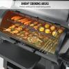 imageVEVOR Smoker Grill Portable Wood Pellet Grill with Cart 8 IN 1 BBQ Grill with PID Temperature Control ampamp Meat Probe for Outdoor Cooking Barbecue Camping Picnic 840 sq Patio and Backyard Black
