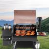 imageVEVOR Smoker Grill Portable Wood Pellet Grill with Cart 8 IN 1 BBQ Grill with PID Temperature Control for Outdoor Cooking Barbecue Camping Picnic 730 sq Patio and Backyard Black575 sqin