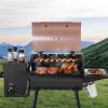 imageVEVOR Smoker Grill Portable Wood Pellet Grill with Cart 8 IN 1 BBQ Grill with PID Temperature Control for Outdoor Cooking Barbecue Camping Picnic 730 sq Patio and Backyard Black456 sqin
