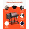 imageVEVOR Smoker Grill Portable Wood Pellet Grill with Cart 8 IN 1 BBQ Grill with PID Temperature Control for Outdoor Cooking Barbecue Camping Picnic 730 sq Patio and Backyard Black456 sqin