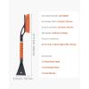 imageVEVOR Snow Brush and Ice Scrapers for Car Windshield 27inch Aluminum Snow Scraper Removal Tool with Foam Grip ampamp ScratchFree Bristles Detachable and EasytoCarry for Cars Trucks SUVs RVs