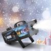 imageVEVOR Snow Machine 1500W Snow Maker Machine with 2 Remotes Control and 5L Large Capacity Water Tank High Output Snowflake Maker Stage Snow Effect for Christmas Halloween Wedding DJ PartiesBlack  650w