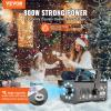 imageVEVOR Snow Machine 1500W Snow Maker Machine with 2 Remotes Control and 5L Large Capacity Water Tank High Output Snowflake Maker Stage Snow Effect for Christmas Halloween Wedding DJ PartiesBlack  800w