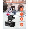 imageVEVOR Snow Machine 1500W Snow Maker Machine with 2 Remotes Control and 5L Large Capacity Water Tank High Output Snowflake Maker Stage Snow Effect for Christmas Halloween Wedding DJ PartiesBlack  2000W