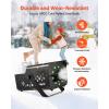 imageVEVOR Snow Machine 1500W Snow Maker Machine with 2 Remotes Control and 5L Large Capacity Water Tank High Output Snowflake Maker Stage Snow Effect for Christmas Halloween Wedding DJ PartiesBlack  1500wDMX512