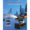 imageVEVOR Snow Machine 1500W Snow Maker Machine with 2 Remotes Control and 5L Large Capacity Water Tank High Output Snowflake Maker Stage Snow Effect for Christmas Halloween Wedding DJ PartiesBlack  2000W