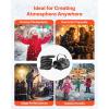 imageVEVOR Snow Machine 1500W Snow Maker Machine with 2 Remotes Control and 5L Large Capacity Water Tank High Output Snowflake Maker Stage Snow Effect for Christmas Halloween Wedding DJ PartiesBlack  1300w