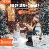 imageVEVOR Snow Machine 1500W Snow Maker Machine with 2 Remotes Control and 5L Large Capacity Water Tank High Output Snowflake Maker Stage Snow Effect for Christmas Halloween Wedding DJ PartiesSilver  1500w