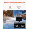 imageVEVOR Snow Machine 1500W Snow Maker Machine with 2 Remotes Control and 5L Large Capacity Water Tank High Output Snowflake Maker Stage Snow Effect for Christmas Halloween Wedding DJ PartiesBlack  1200w