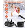 imageVEVOR Snow Machine 1500W Snow Maker Machine with 2 Remotes Control and 5L Large Capacity Water Tank High Output Snowflake Maker Stage Snow Effect for Christmas Halloween Wedding DJ PartiesBlack  1300w