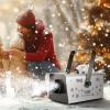 imageVEVOR Snow Machine 1500W Snow Maker Machine with 2 Remotes Control and 5L Large Capacity Water Tank High Output Snowflake Maker Stage Snow Effect for Christmas Halloween Wedding DJ PartiesSilver  1500w