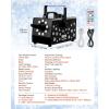 imageVEVOR Snow Machine 1500W Snow Maker Machine with 2 Remotes Control and 5L Large Capacity Water Tank High Output Snowflake Maker Stage Snow Effect for Christmas Halloween Wedding DJ PartiesBlack  900w