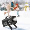 imageVEVOR Snow Machine 1500W Snow Maker Machine with 2 Remotes Control and 5L Large Capacity Water Tank High Output Snowflake Maker Stage Snow Effect for Christmas Halloween Wedding DJ PartiesBlack  800wUpgrade