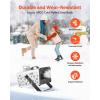 imageVEVOR Snow Machine 1500W Snow Maker Machine with 2 Remotes Control and 5L Large Capacity Water Tank High Output Snowflake Maker Stage Snow Effect for Christmas Halloween Wedding DJ PartiesSilver  1500wUpgrade