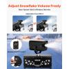 imageVEVOR Snow Machine 1500W Snow Maker Machine with 2 Remotes Control and 5L Large Capacity Water Tank High Output Snowflake Maker Stage Snow Effect for Christmas Halloween Wedding DJ PartiesBlack  1200w