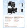 imageVEVOR Snow Machine 1500W Snow Maker Machine with 2 Remotes Control and 5L Large Capacity Water Tank High Output Snowflake Maker Stage Snow Effect for Christmas Halloween Wedding DJ PartiesBlack  2000W