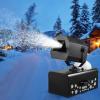 imageVEVOR Snow Machine 1500W Snow Maker Machine with 2 Remotes Control and 5L Large Capacity Water Tank High Output Snowflake Maker Stage Snow Effect for Christmas Halloween Wedding DJ PartiesBlack  2000W
