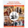 imageVEVOR Snow Machine 1500W Snow Maker Machine with 2 Remotes Control and 5L Large Capacity Water Tank High Output Snowflake Maker Stage Snow Effect for Christmas Halloween Wedding DJ PartiesSilver  1500wUpgrade