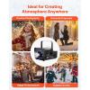imageVEVOR Snow Machine 1500W Snow Maker Machine with 2 Remotes Control and 5L Large Capacity Water Tank High Output Snowflake Maker Stage Snow Effect for Christmas Halloween Wedding DJ PartiesBlack  1500wDMX512