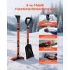 imageVEVOR Snow Shovel and Snow Brush 42 in Extendable Snows Broom ampamp Ice Scraper with 180 Pivoting Brush Head NonSlip Grip Portable Winter Snows Removal Tools for Cars Trucks SUVs Vehicle