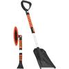 imageVEVOR Snow Shovel and Snow Brush 42 in Extendable Snows Broom ampamp Ice Scraper with 180 Pivoting Brush Head NonSlip Grip Portable Winter Snows Removal Tools for Cars Trucks SUVs Vehicle