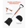 imageVEVOR Snow Shovel and Snow Brush 42 in Extendable Snows Broom ampamp Ice Scraper with 180 Pivoting Brush Head NonSlip Grip Portable Winter Snows Removal Tools for Cars Trucks SUVs Vehicle
