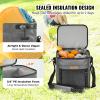 imageVEVOR Soft Cooler 162430 CansDark Grey