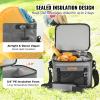 imageVEVOR Soft Cooler 162430 CansDark Grey