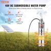 imageVEVOR Solar Water Pump 48V DC 369W Submersible Deep Well Pump Max Flow 84 GPM Max Head 273 ft Max Submersion 656 ft Solar Powered Water Pump for Well Farm Ranch Irrigation Livestock Drinking48V 369W 3