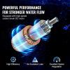 imageVEVOR Solar Water Pump 48V DC 369W Submersible Deep Well Pump Max Flow 84 GPM Max Head 273 ft Max Submersion 656 ft Solar Powered Water Pump for Well Farm Ranch Irrigation Livestock Drinking48V 369W 3