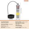 imageVEVOR Solar Water Pump 48V DC 369W Submersible Deep Well Pump Max Flow 84 GPM Max Head 273 ft Max Submersion 656 ft Solar Powered Water Pump for Well Farm Ranch Irrigation Livestock Drinking48V 369W 3