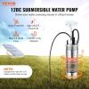 imageVEVOR Solar Water Pump 48V DC 369W Submersible Deep Well Pump Max Flow 84 GPM Max Head 273 ft Max Submersion 656 ft Solar Powered Water Pump for Well Farm Ranch Irrigation Livestock Drinking12V 120W 4