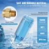 imageVEVOR Spin Down Sediment Filter 360 Mountable 4th Gen Backwash PreFiltration BiSide Scraper Flush 20 GPM Reusable Whole House Water Filter Pressure Gauge 34quot MNPTBackflush Filter