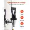 imageVEVOR Stainless Steel Beverage Dispenser 27 Gallon Drink Dispenser with Alcohol Burner Hot ampamp Cold Drink Dispensers for Coffee Tea Hot Water with Spigot Ice Tube for Restaurants Hotels Parties34 Gal