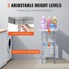imageVEVOR Stainless Steel Prep Table 30 x 72 x 34 Inch 920 lbs Load Capacity Heavy Duty Metal Worktable with 3 Adjustable Height Levels Commercial Workstation for Kitchen Garage Restaurant Backyard24 x 18 x 34 inch