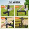 imageVEVOR Sturdy Sheep Stand  51x23 inch Metal Livestock Trimming Stand Adjustable Height 21quot to 33quot with Headpiece and Nose Loop 500lbs Capacity Ideal for Goats and Lambs BlackBlack Goat Stand Head Piece