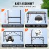 imageVEVOR Sturdy Sheep Stand  51x23 inch Metal Livestock Trimming Stand Adjustable Height 21quot to 33quot with Headpiece and Nose Loop 500lbs Capacity Ideal for Goats and Lambs BlackBlack 51x23 Adjustable