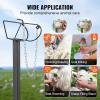 imageVEVOR Sturdy Sheep Stand  51x23 inch Metal Livestock Trimming Stand Adjustable Height 21quot to 33quot with Headpiece and Nose Loop 500lbs Capacity Ideal for Goats and Lambs BlackBlack 51x23 Adjustable