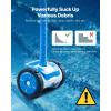 imageVEVOR Suction Pool Cleaner Automatic Pool Vacuum Cleaner Suction Side Automatic Pool Cleaner Suction Vacuum Pool Sweeper with 2 Wheels for Inground Pool and AboveGround Pool Up to 20 x 40 ft