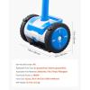 imageVEVOR Suction Pool Cleaner Automatic Pool Vacuum Cleaner Suction Side Automatic Pool Cleaner Suction Vacuum Pool Sweeper with 2 Wheels for Inground Pool and AboveGround Pool Up to 20 x 40 ft