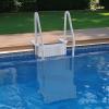 imageVEVOR Swimming Pool Ladder 4Step Double Handrails Stairs with NonSlip Heavy Duty Steps Reliable 400 lbs Max Load Capacity for 4854 in Inground ampamp AboveGround Pools of Any Decking Surface Grey